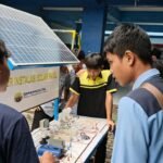 SMK Muhammadiyah 1-2 Taman Sidoarjo Kenalkan Solar Panel untuk Siswa SMP Muhammadiyah 14 Driyorejo dalam School Visit