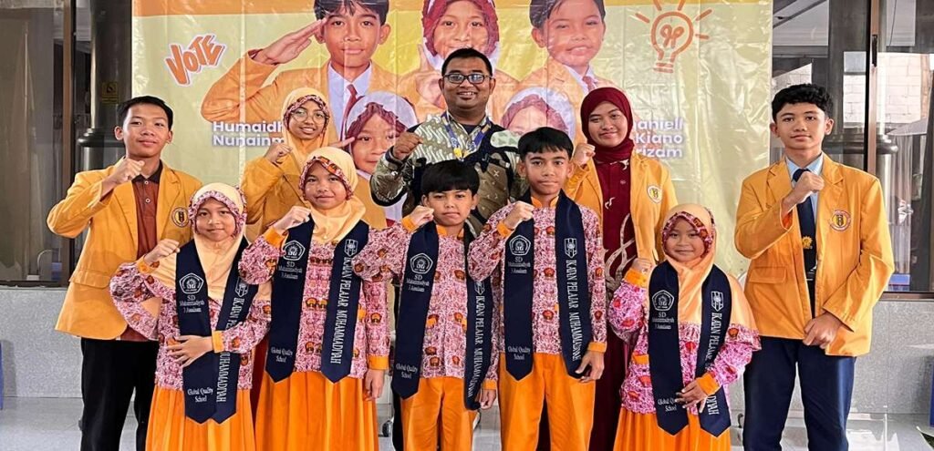 IPM Kids SD Mumtas Gelar Debat Publik, Lima Kandidat Unjuk Gagasan Memimpin Organisasi