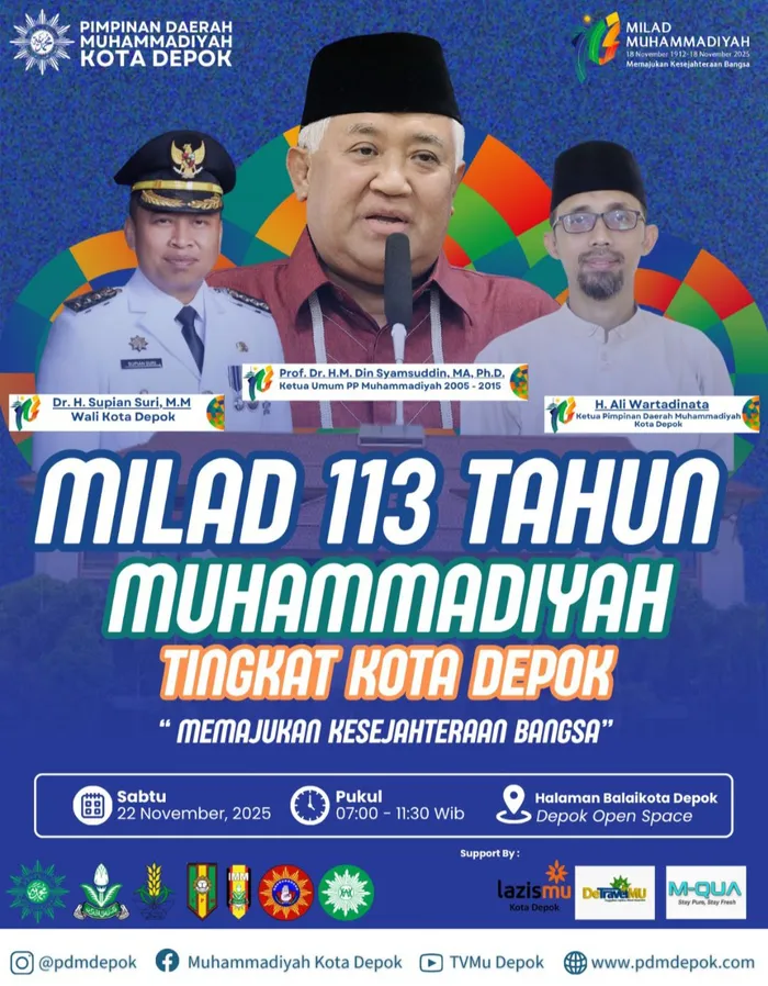 Puncak Milad ke-113, Muhammadiyah Depok Gelar Tabligh Akbar