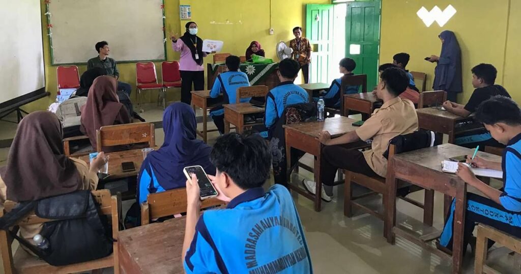 MA Indotec Muhammadiyah Kendari Adakan Pembinaan UKS Bersama Puskesmas Poasia