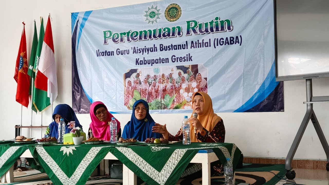 Berjuang dan Beramallah Saat Sehat: Pesan Ketua PRA Bunder Gresik Saat Rapat Rutin IGABA di TK Aisyiyah 42 GBA