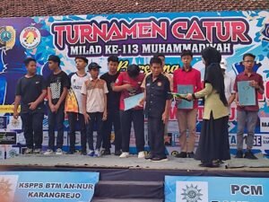 RSUM Bandung Tulungagung Membersamai Turnamen Catur dalam Rangka Milad ke-113 Muhammadiyah di MBS 1 Tulungagung