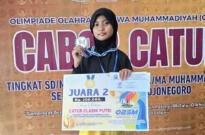 Tsabita Aqilah Amin Raih Juara 2 Catur O2SM se-Eks Karesidenan Bojonegoro