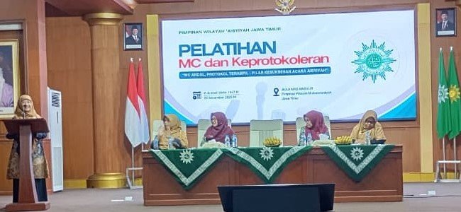 Pelatihan MC dan Keprotokoleran Tingkatkan Kapasitas Kader Aisyiyah Jawa Timur