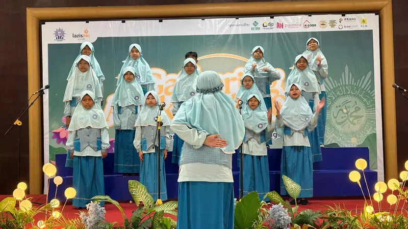 Choral Speaking SDMM Sukses Getarkan Gedung Dakwah Muhammadiyah Gresik
