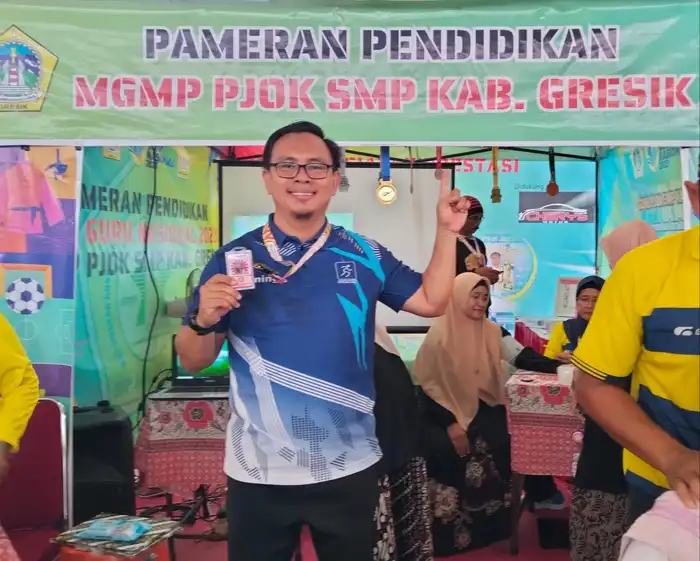 Best Practice Guru PJOK Spemutu Gresik Ramaikan Pameran Pendidikan HGN 2025