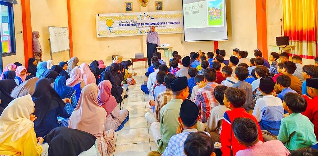 Gebyar Dunia Digital di SD Muda Tusida: Tangisan Haru hingga Jadi Sutradara Cilik