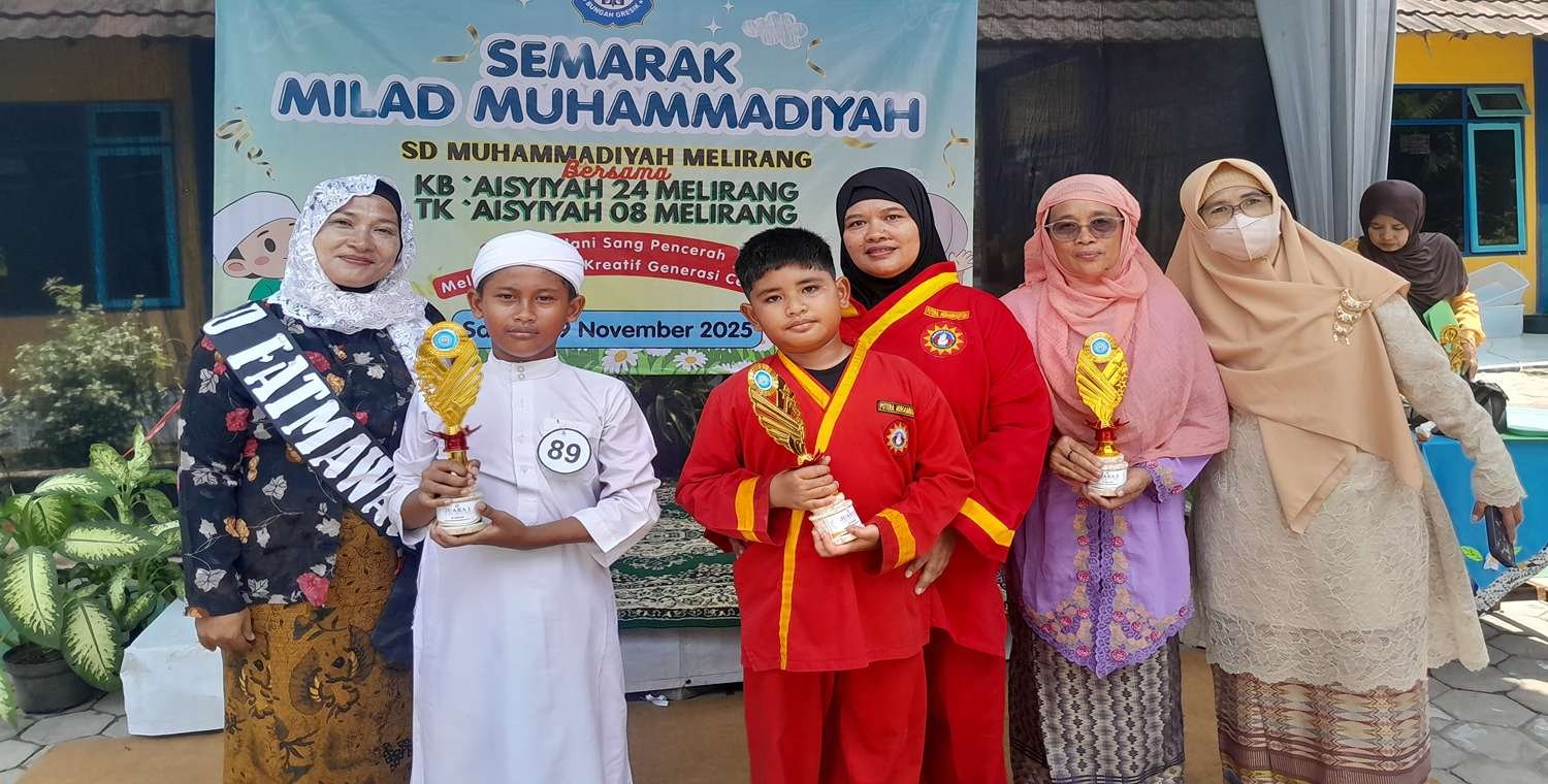 Milad Ceria SD Muhammadiyah Melirang Gelar Lomba Fashion Show Mama Mia Tokoh Inspiratif Muhammadiyah
