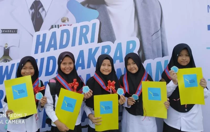 Lima Siswa SD Musaba Ikuti Wisuda Tahfidh GLM