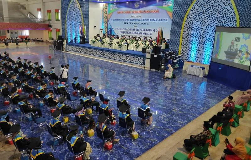 Wisuda Unismuh Sekaligus Pengukuhan Guru Besar