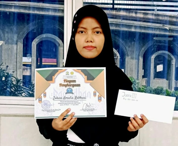 Zahwa Amalia Juara 3 MTQ
