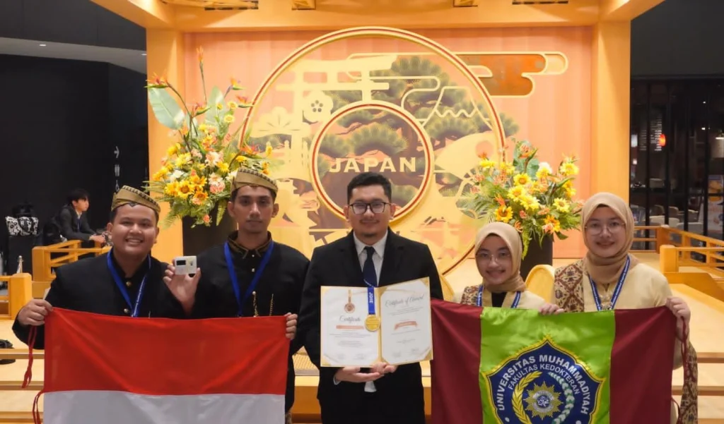 Raih Gold Medal di Jepang, Tim GENDHIS FK UM Surabaya Harumkan Nama Indonesia