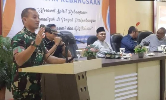 Dandim 0812 Lamongan Beri Wawasan Kebangsaan Pimpinan Persyarikatan