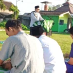 Ratusan Warga Padati Lapangan Gelora Jatinom Milenial Blitar untuk Shalat Idul Adha