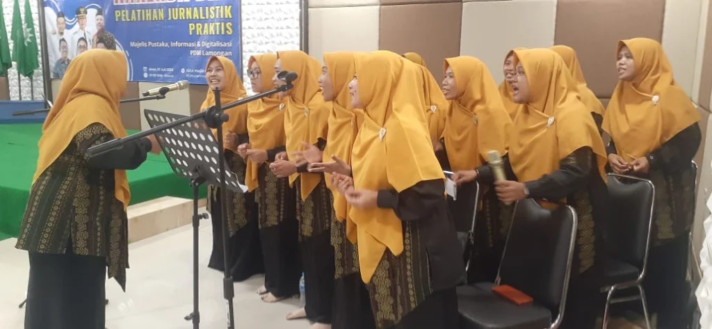 Dinar Voice Hibur Rakerda dan Pelatihan Jurnalistik MPID PDM Lamongan