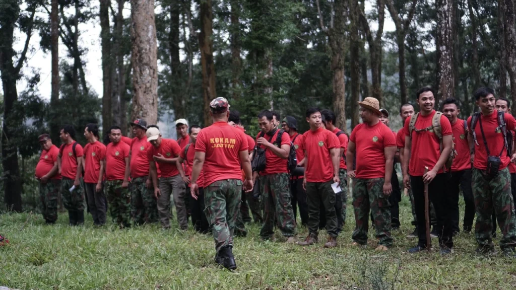 Kokam Kota Blitar Adakan Latihan Gabungan Bersama MDMC di Puncak Sekawan
