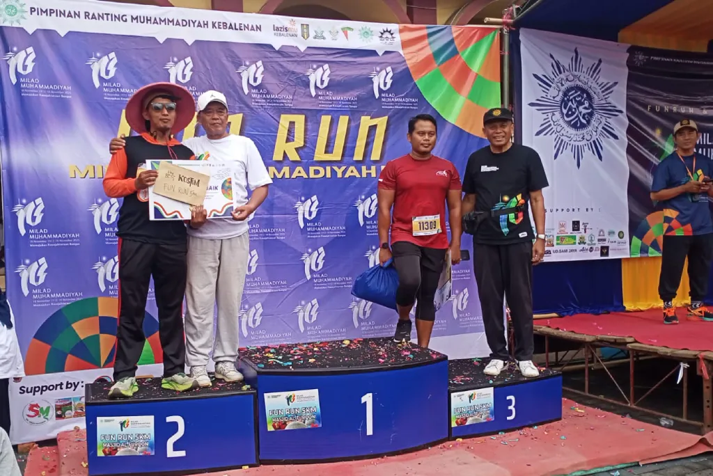 Fun Run hingga Sarapan Gratis: Milad Muhammadiyah di Kebalenan Bikin Jalanan Hidup