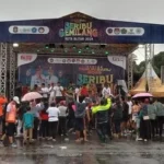 Pembagian Hadiah Fun Walk dan Epic Run PDM Kota Blitar Berlangsung Meriah Meski Diguyur Hujan Deras