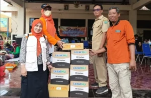 Rendangmu Hadir di Posko Bencana Desa Temu, Prambon