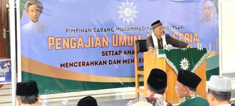 KH Thoha Kupas Makna Niat dan Keikhlasan dalam Pengajian Ahad Ceria PRM Sumbersari