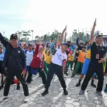 Senam Anak Indonesia Hebat di Sorong Pecahkan Rekor MURI