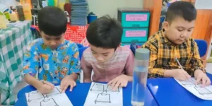 Siswa SDM 3 Ikrom Wage Pahami Warna Tempat Sampah
