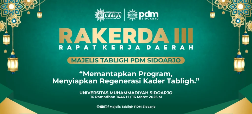 Majelis Tabligh PDM Sidoarjo Siap Gelar Rakerda III untuk Regenerasi Kader Dakwah