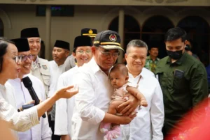 Tinjau Intervensi Cegah Stunting, Menko PMK Blusukan ke Posyandu As Syifa Kertosono