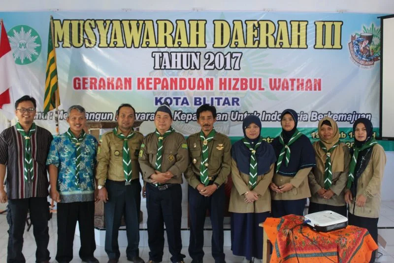Gunawan Terpilih Lagi Jadi Ketua Kwarda Hizbul Wathan Kota Blitar