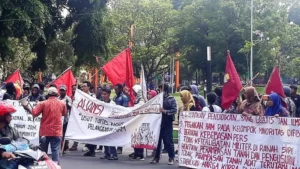 Aliansi Mahasiswa Tuntut Negara Tuntaskan Kasus Pelanggaran HAM