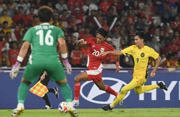 Garuda Muda Lolos ke Semifinal sebagai Juara Grup meski Ditahan Imbang Malaysia