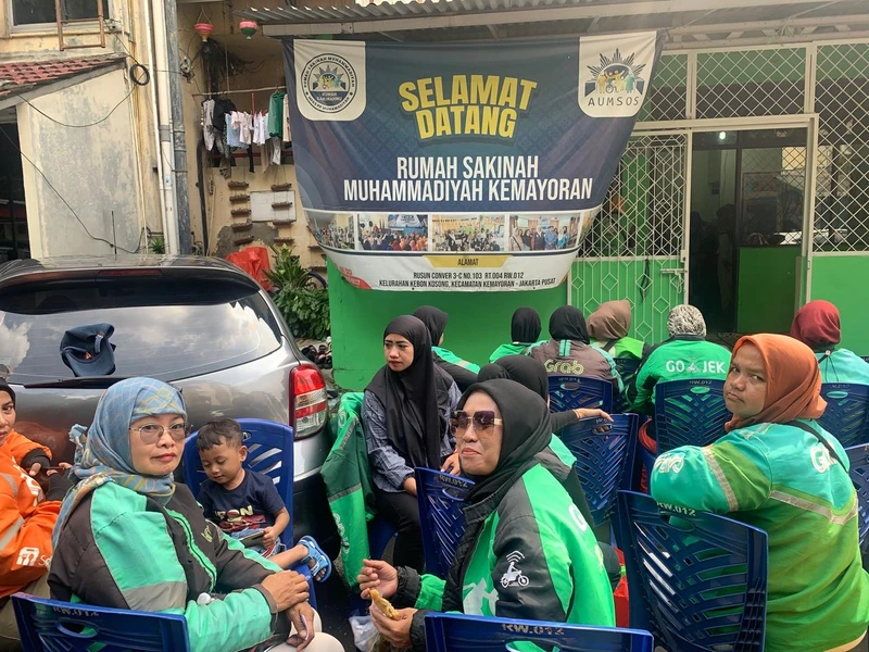 Milad ke-113 Muhammadiyah , Rumah Sakinah Ajak Warga Binaan dan Ojol Perempuan Merayakan Harapan