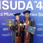 Pasangan Suami Istri dari Umsida Bersama Raih Gelar S2
