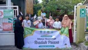 Pawai SD Almadany Sambut Ramadan Dengan Hati Gembira