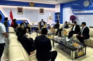 Wamen P2MI Terima Tiga Kunjungan Strategis di Kantor Kementerian Pelindungan Pekerja Migran Indonesia