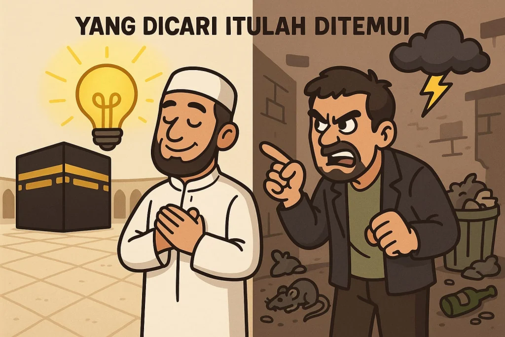 Apa Yang Kita Cari, Itulah Yang Menemui Kita
