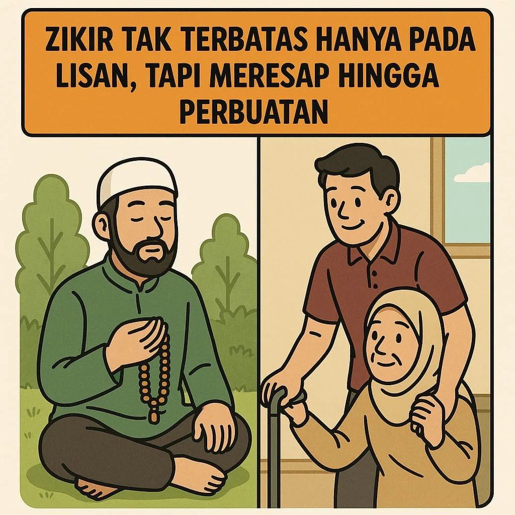 Zikir Harus Meresap Dalam Perbuatan