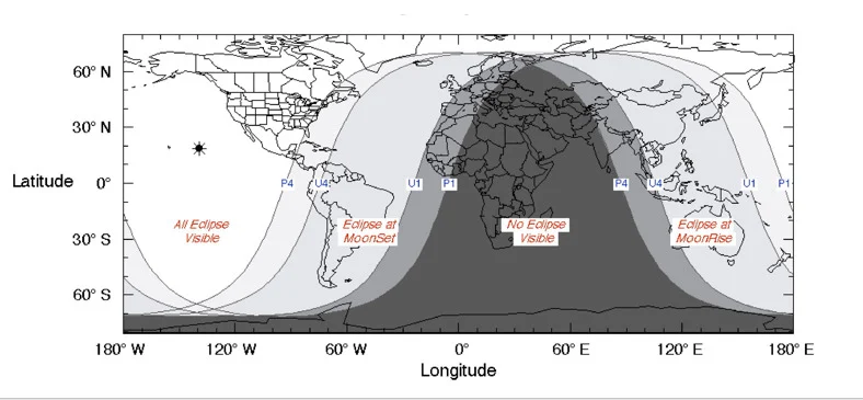 Gerhana Bulan Parsial, Tak Semua Daerah Bisa Saksikan
