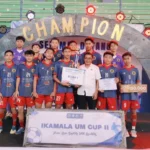 Tim Futsal Mamda Sabet Juara 1 di IKAMALA UM CUP II