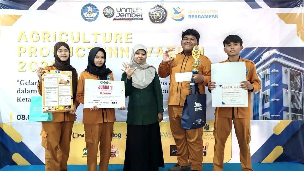 SMK Mulia Jember Sabet Juara 2 Berkat Inovasi Sereal Bergizi dari Limbah Bekatul