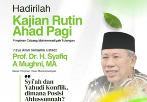 Jangan Lewatkan! Kajian Ahad Pagi PCM Tulangan Hadirkan Syafiq A Mughni
