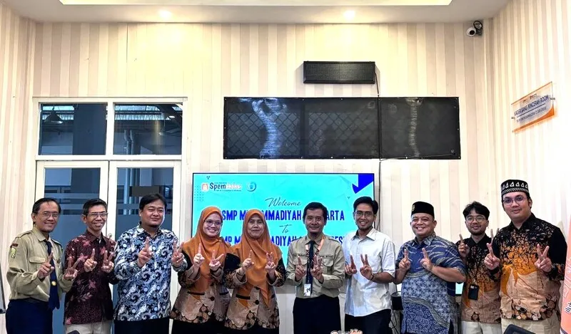 Gali Praktik Pendidikan Terbaik, SMP Muhammadiyah 9 Jakarta Kunjungi Spemdalas