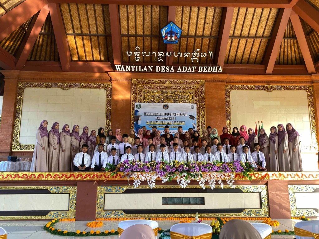 SD Muhammadiyah Tabanan Gelar Tasyakuran Kelulusan Kelas 6