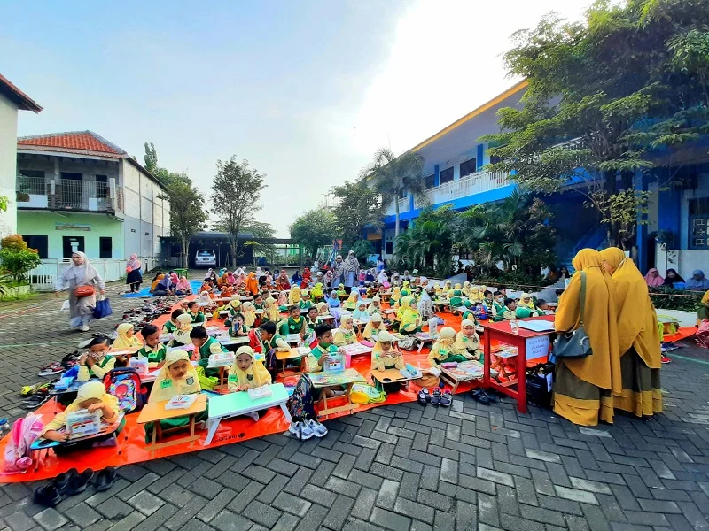 Ini Semangat Peserta Lomba Mewarnai Meriahkan Hari Air Sedunia