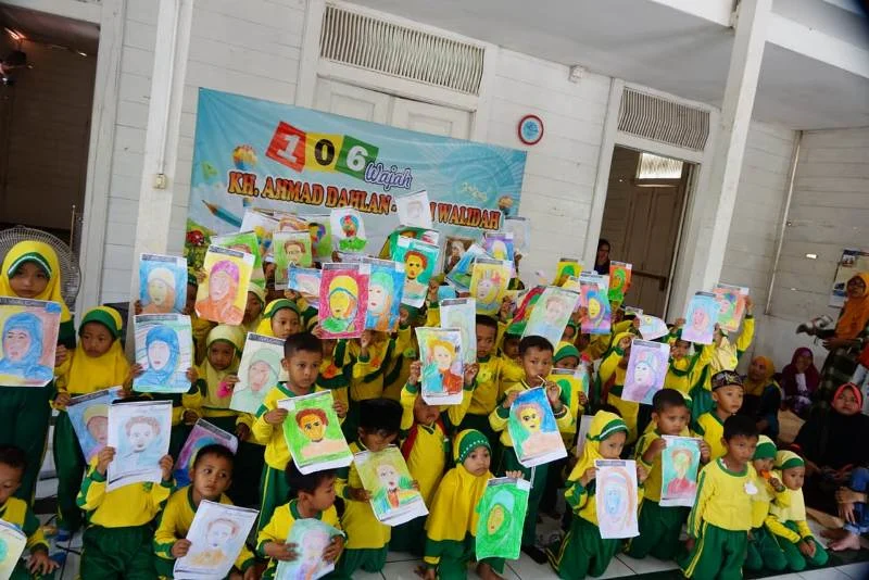 Ada 106 Wajah KH Ahmad Dahlan di Antara Murid TK Ini
