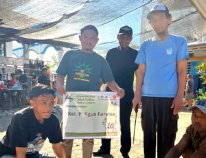 BikersMu Chapter Lumajang Ambil Bagian Jadi Relawan Kurban di Masjid UBK PCM Senduro