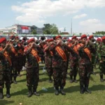 Aksi Marching Band Kokam Tegal Pukau Peserta Apel Akbar Nasional 2025