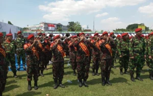 Aksi Marching Band Kokam Tegal Pukau Peserta Apel Akbar Nasional 2025