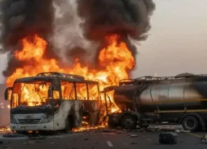 Bus Jamaah Umrah Terbakar, Puluhan Orang Tewas di Dekat Madinah