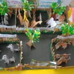 Mini Zoo dari Bahan Bekas Karya Anak TK